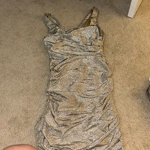 Sparkles gold dress. Size two. Express